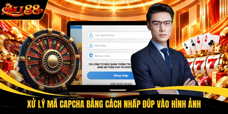 Xử lý mã capcha bằng cách nhấp đúp vào hình ảnh